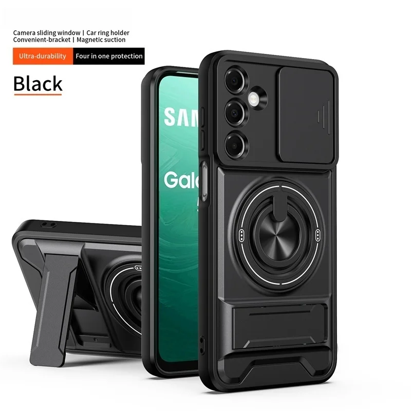 (poco F7 Pro Preto) Protetor De Lente Com Anel Magnético