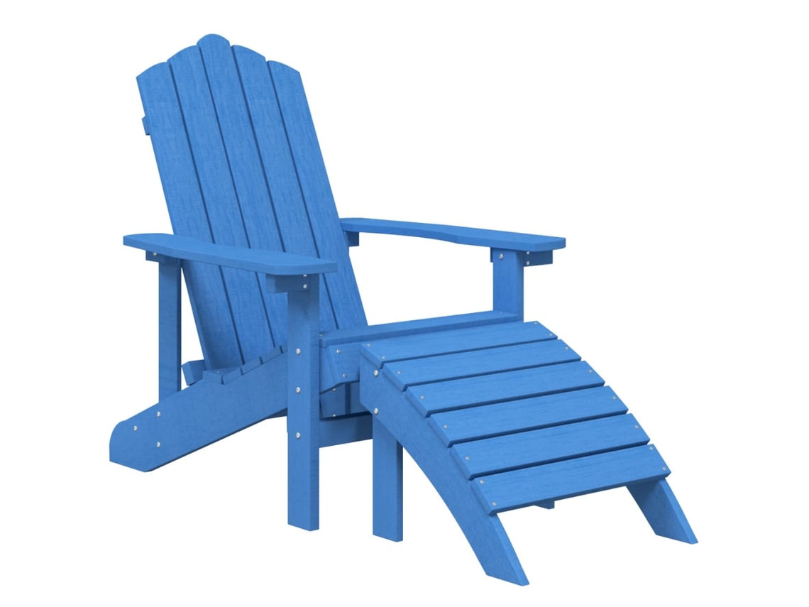 Garden Chair, Garden Chairs Vidaxl Azul Polietileno (n/a)
