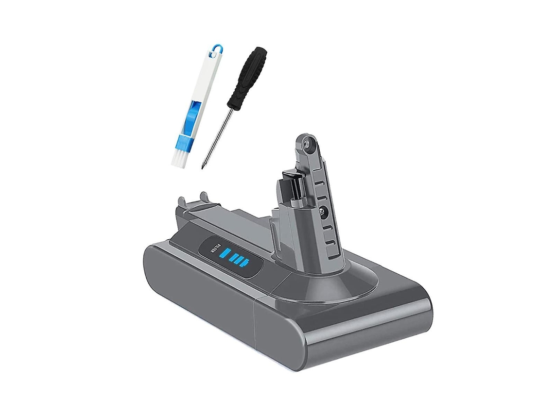 Acessórios de Aspirador Adaptador de bateria V10 de substituição + escova + chave de fenda 21,6 V para V10 Sv12 V10 Fluffy V10 Animal Absolute Vac
