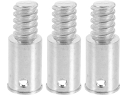 Doitool Conjunto De 3-adaptadores Fácil Instalação Para Limpeza Comercial E Doméstica, Cor Prateada, Rosca Padrão
