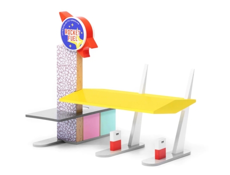 Rocket Fuel Station CANDYLAB TOYS (Idade minima recomendada: 3 anos)