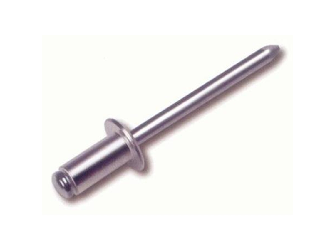 Remaches aluminio 4 x 8 con vastago caja 500