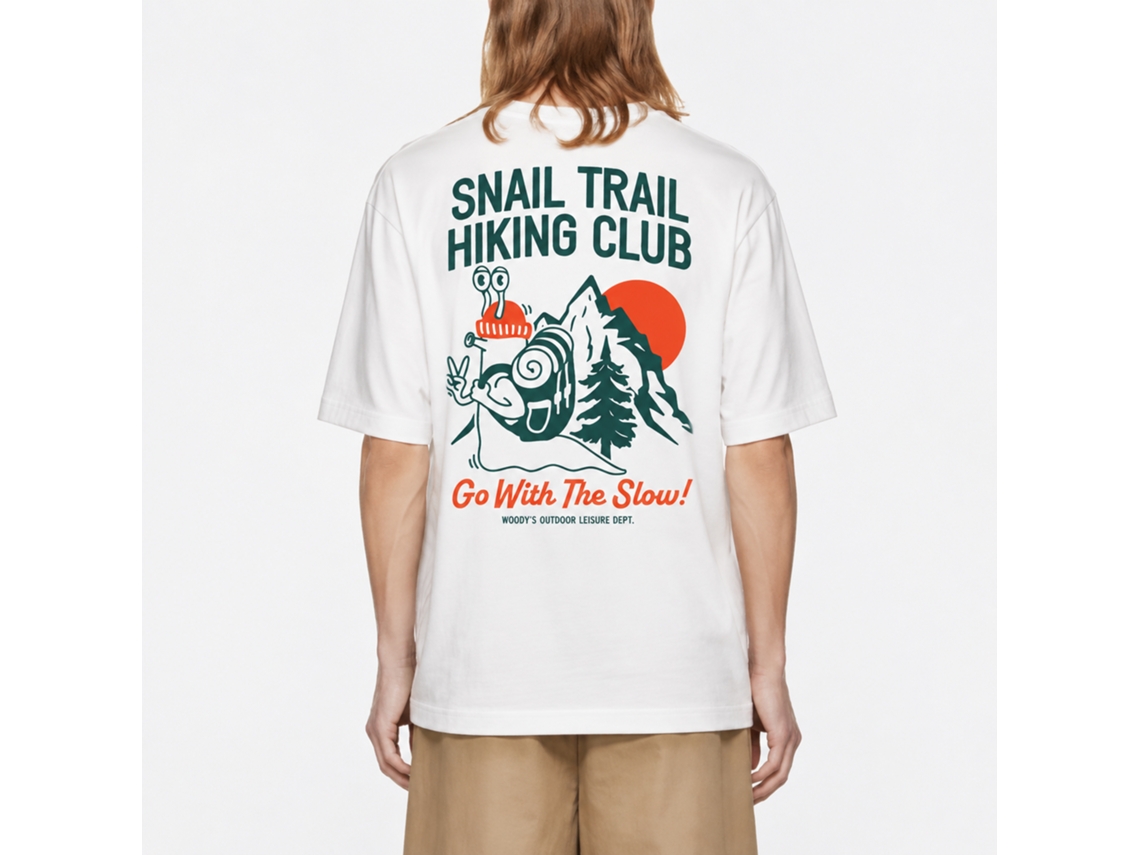 Rockinstone Snail Trail Hiking Club Shirt Unique Designer Style