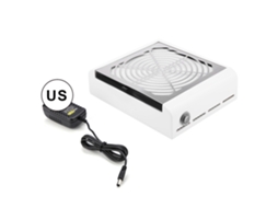 Máquina de manicure com extrator de pó para unhas de 40 W e ventilador de sucção circular.