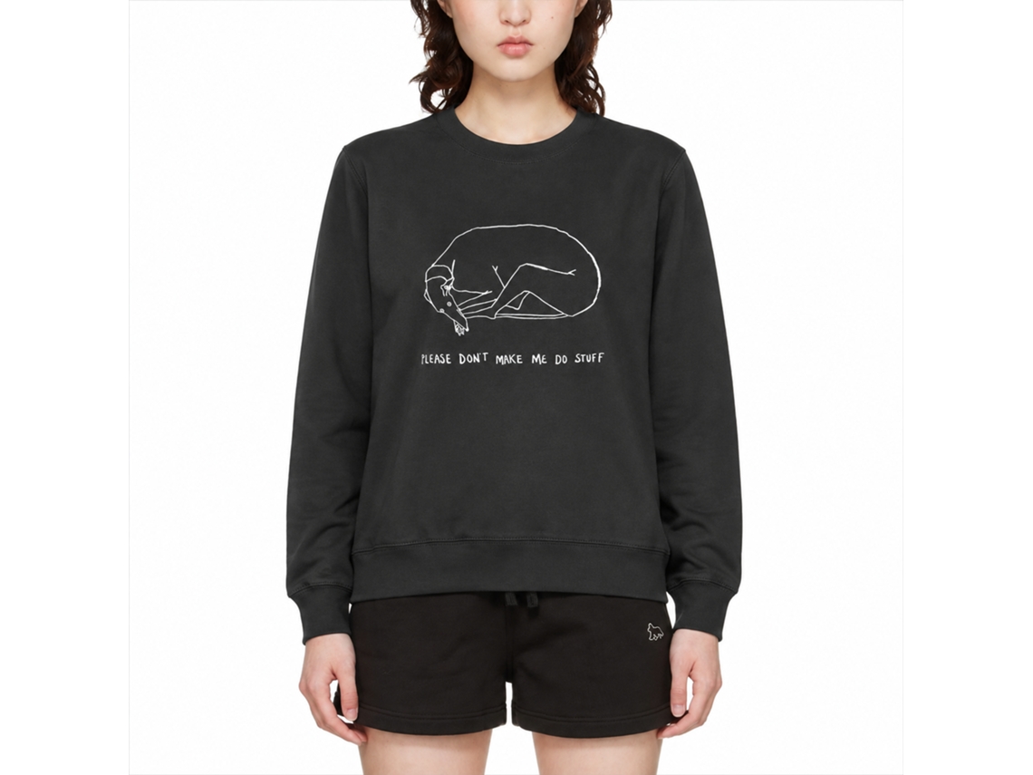 Rockinstone Please Don't Make Me Do Stuff Sweatshirt Unique Designer Style