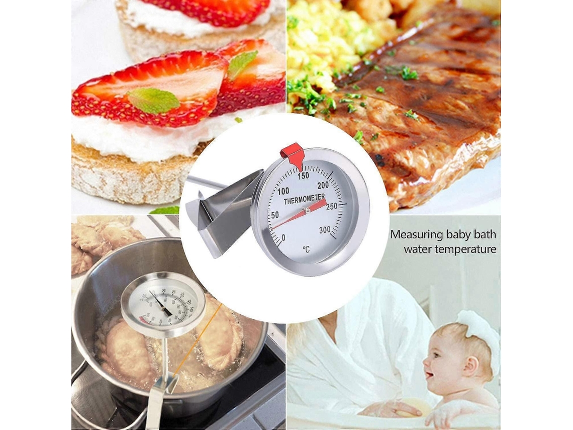 Termômetro de Cozinha com Sonda, para Churrasco, Doméstico, Aço, D e GOKOCO