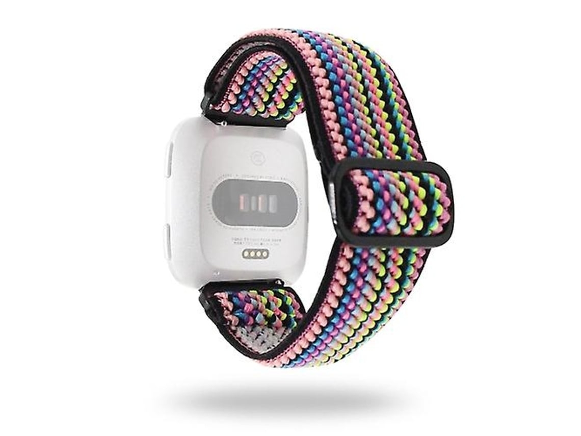 Lurelia Pulseira De Nylon Ajustável Com 5, Compatível Fitbit Versa, Trançada Em Jacquard V2