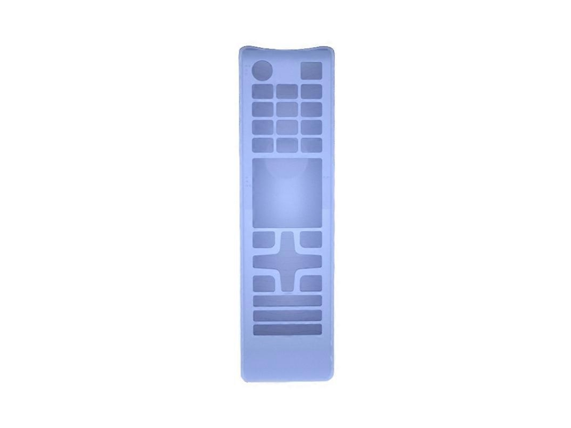Capa Protetora De Silicone Para Controle Remoto, Compatível Com Tvs Samsung Das Séries Bn59 E Aa59, Na Cor Azul Luminoso._glo