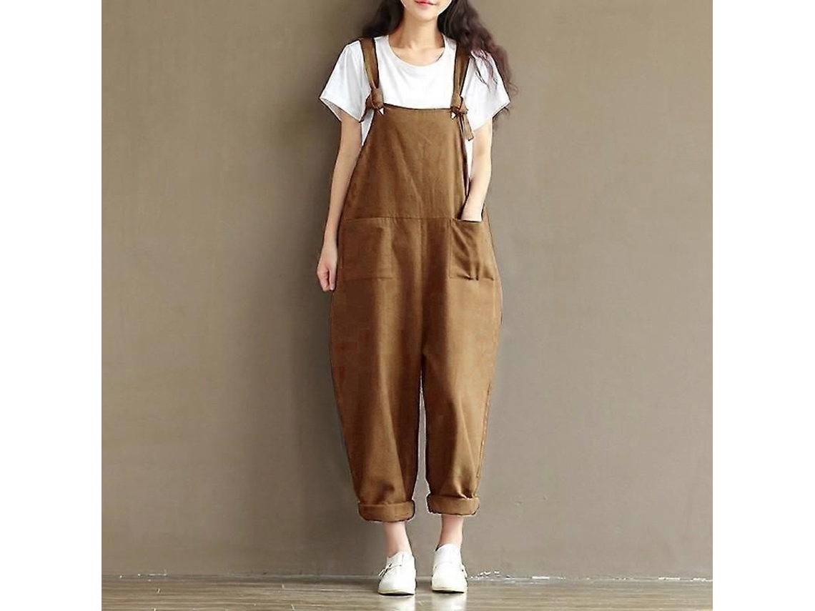 2026 macacão Solto Feminino Verão Primavera Outono Algodão Casual Calça Harem