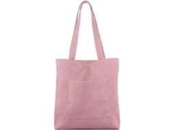 Bolsa Tote De Veludo Com Zíper, Bolsa De Ombro Feminina Com Grande Capacidade E Bolsos Internos
