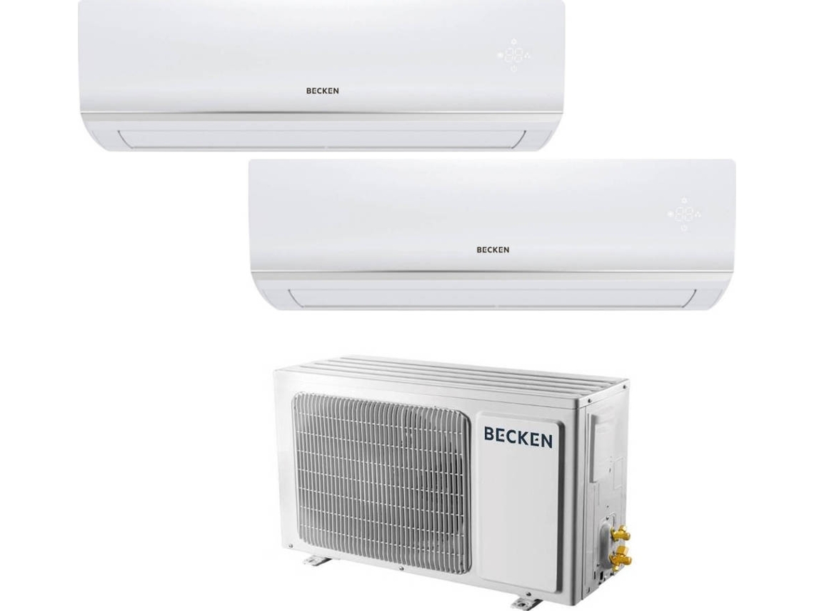 Ar Condicionado BECKEN BAC4202 (18+24 m² - 9000+12000 BTU - Branco)