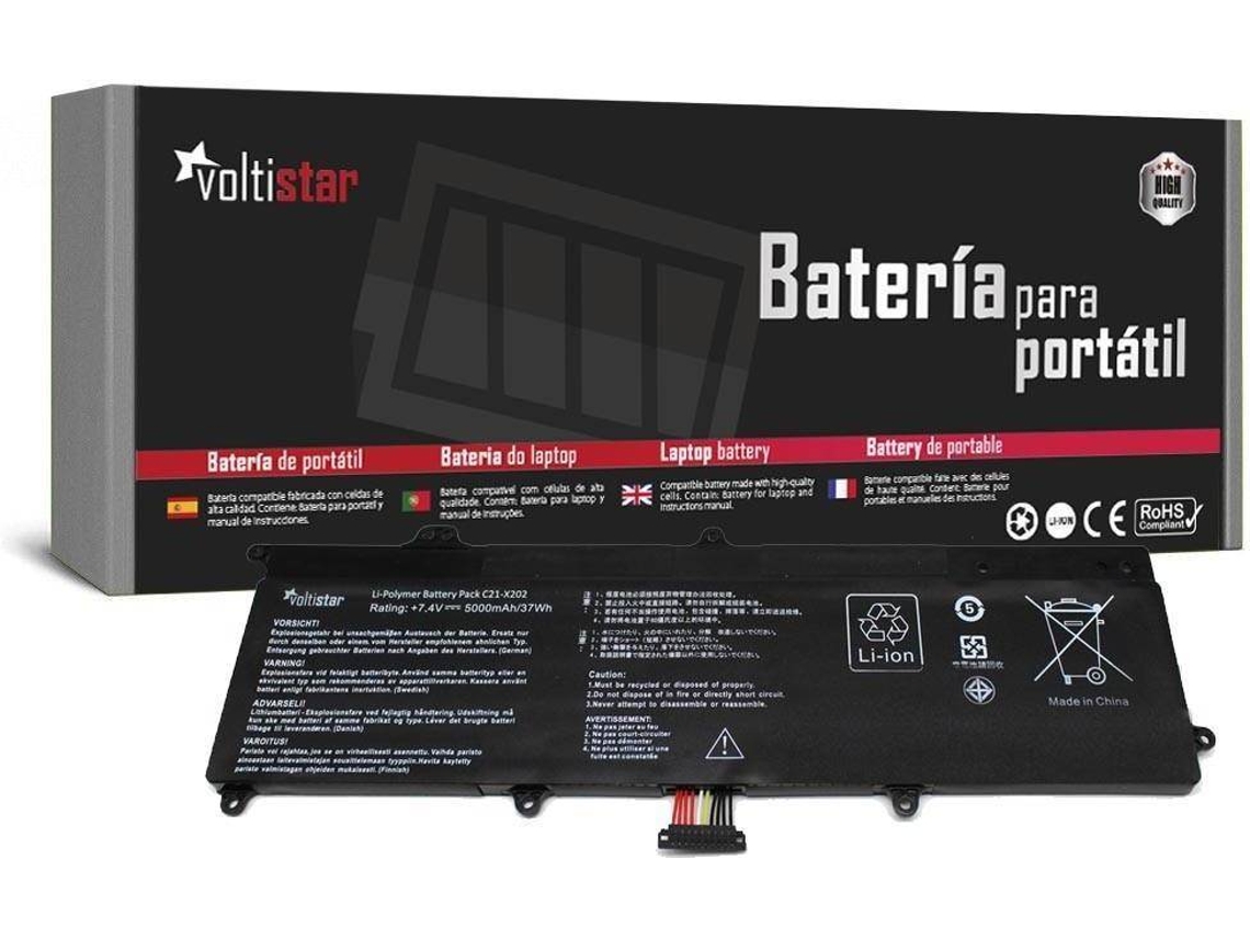 Bateria Portátil VOLTISTAR Asus Vivobook X201E S200 Series C21-X202