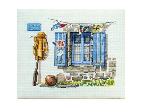 Kit Ponto Contados Os Faróis Breton 50 X 60 Cm Marie Coeur
