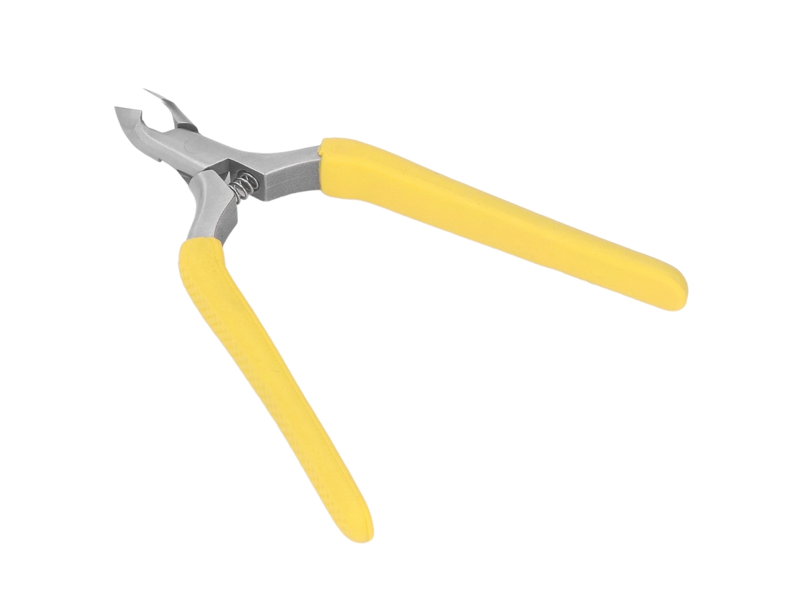 Tijeras De Uñas Corta Cutículas Herramientas De Manicura Acero Inoxidable Trimmer Remover Amarelo