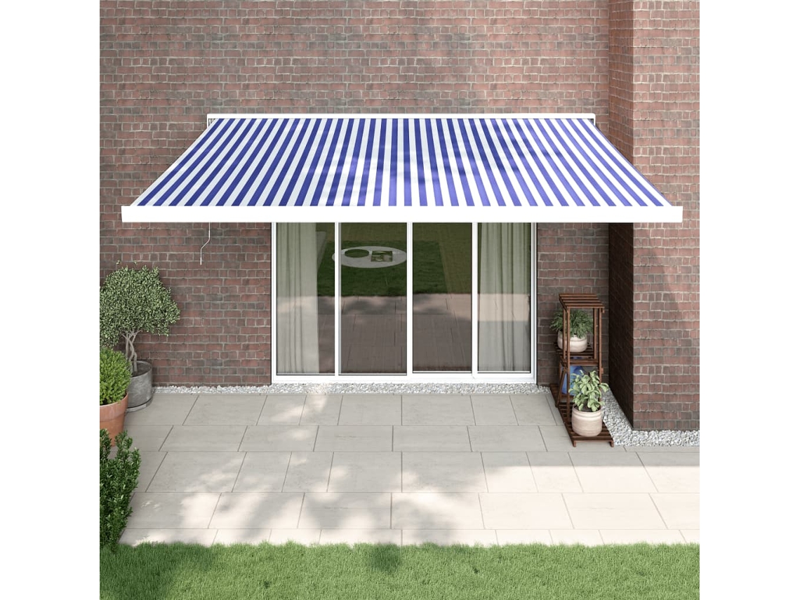 Retractable Awning, Retractable Awnings Vidaxl Multicolor Tecido (4 X 3 M)