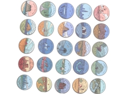 100 Adesivos De Pvc Impermeáveis Para Malas E Garrafas De Água, Com Desenhos De Paisagens 100 Adesivos De Pvc Impermeáveis Para Malas E Gokoco