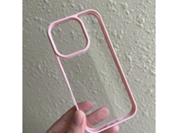 2 Unidades De Capa Rosa Para Iphone 17 Com Proteção Para Os Olhos, Recorte Para A Borda E Cola Cremosa.