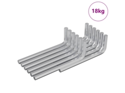 Chave Hexagonal 1800 Pcs Prateado 32 X 86 Mm Aço MAISON EXCLUSIVE