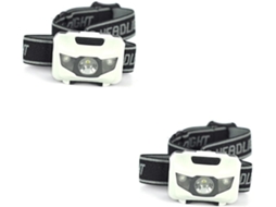 Faróis De Led De 120 Lúmens Para Camping, Caminhadas, Corrida, Leitura E Pesca. Gokoco