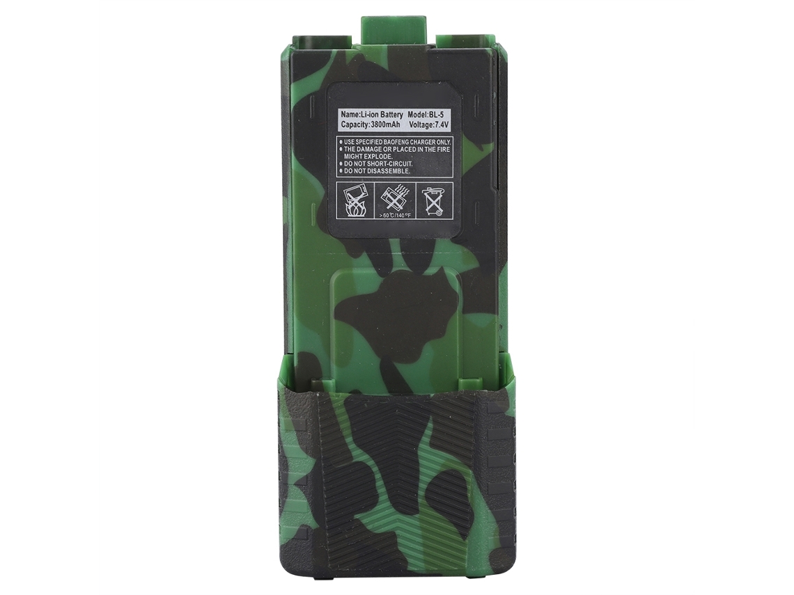 Aetheria bateria Li ion 7.4v 3800mah para Walkie talkie Baofeng Uv 5r Série Camuflagem