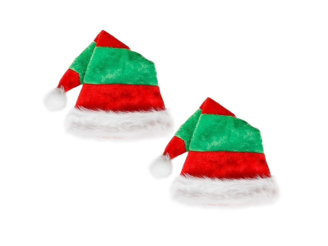 Chapéus De Natal (conjunto De 2, Pelúcia) Eoocoo