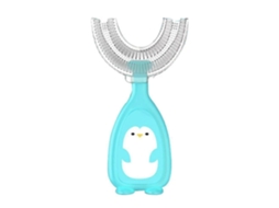 Escova de Dentes Infantil em Formato U, Feita Silicone, para Treinamento Crianças. GOKOCO