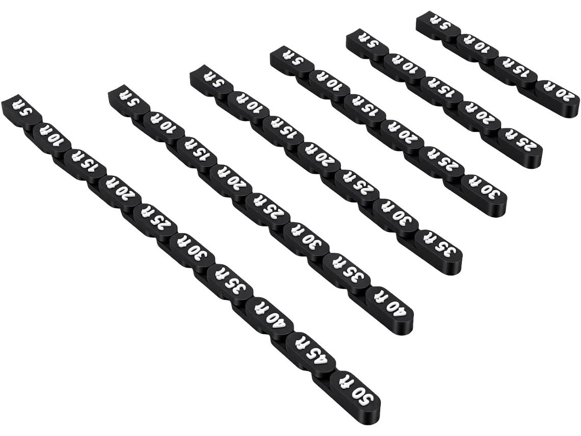 Régua De Movimento Articulada Flexível 6 Peças Para Jogos, Com Dobras