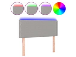 Led Headboard, Led Headboards Vidaxl Cinzeto Tecido (80 X 5 X 78/88 Cm)