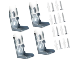 Kit Com 4 Suportes De Fixação Para Persianas Zebra, Kit De Reparo Para Cortinas, Suportes Metálicos Para Persianas