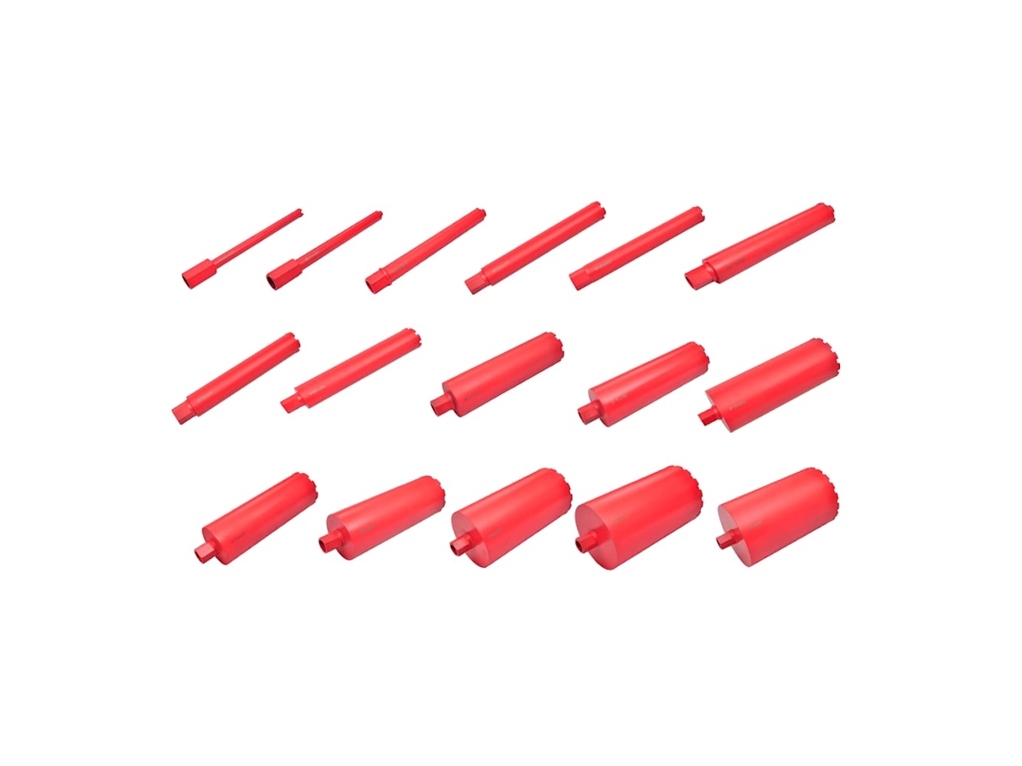 Diamond Drill Bit Set,diamond Drill Bit Sets Vidaxl Branco Metal