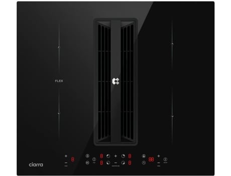 Placa de Indução com Exaustor CIARRA One 59 Cm Touch-Control Placa de Indução com 4 Placas Temporizador Cdb594Bbfeh