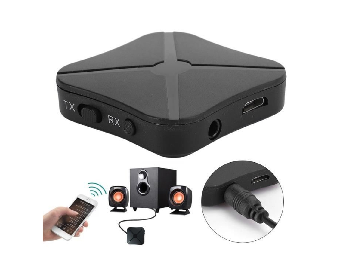 HURRISE 2 em 1 Adaptador de Fio 5.0 para Receptor Transmissor Hifi