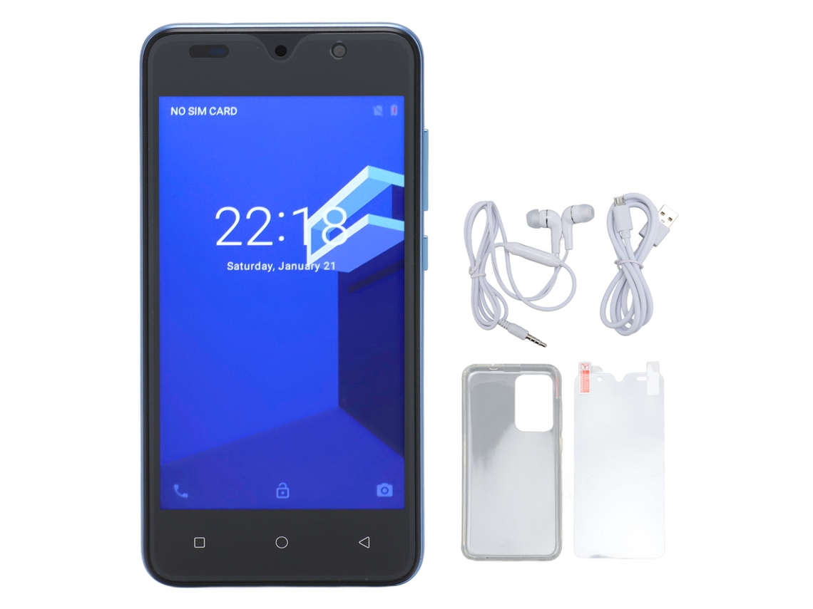 Laxiscreed Smartphone Android Com Reconhecimento Facial, Câmara 8mp E Bateria De 6800mah