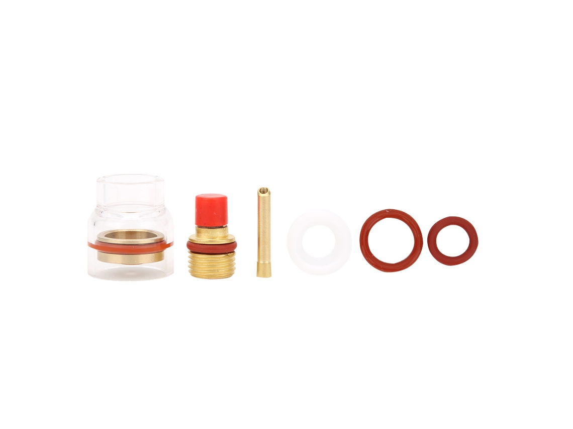 Kit De Acessórios Para Soplete De Soldadura Arco Arong Wp‑9/20: Lente De Gás, Pinça E Taza De Vidrio
