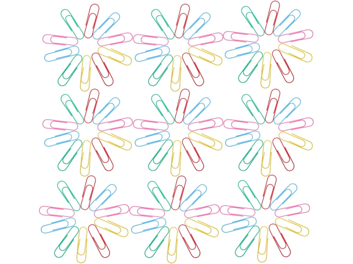 Unomor - Pacote com 100 Clips de Papel Metálicos com Design Vintage, Capacidade Extra Grande e Funcionalidade Versátil