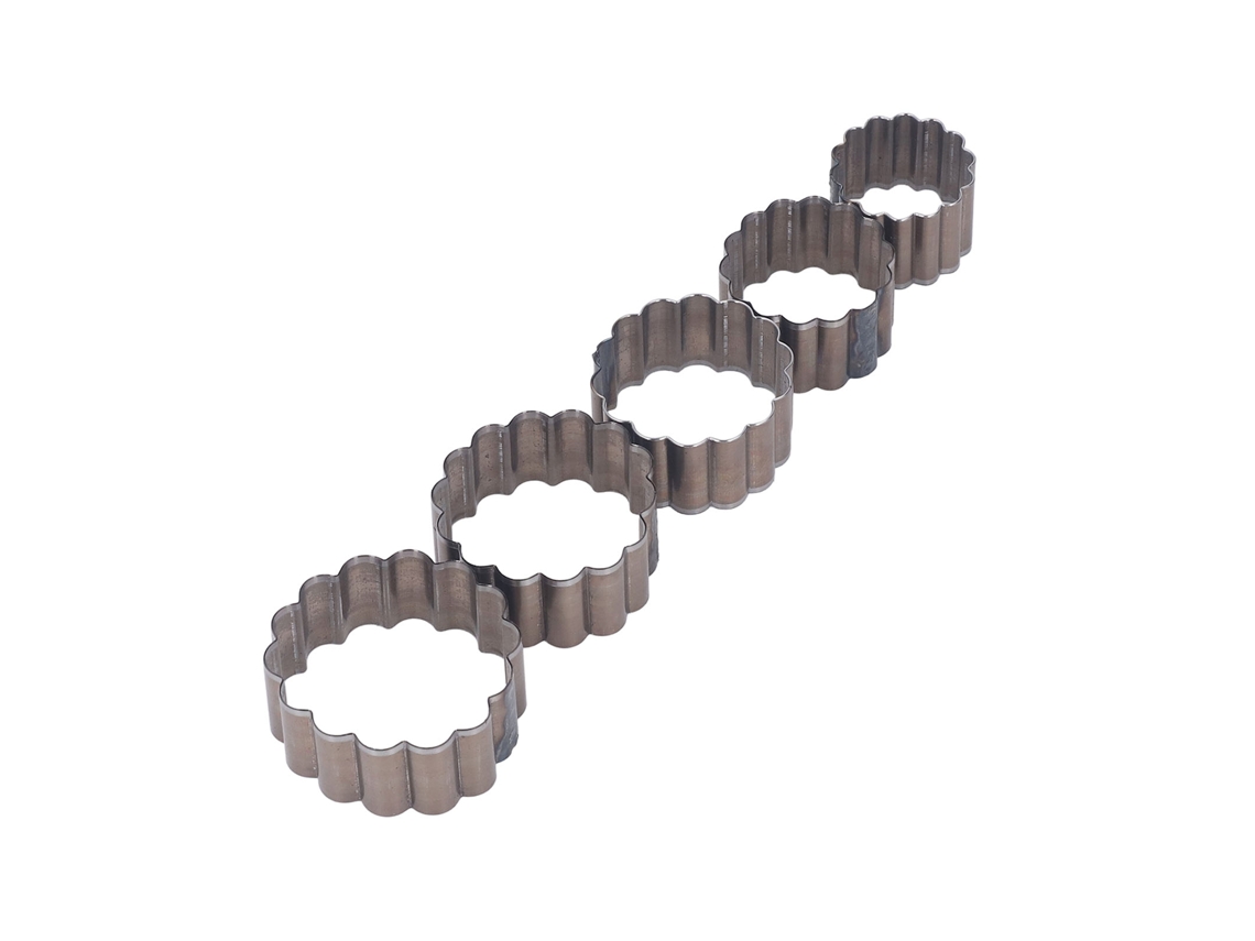 Laxiscreed Moldes De Aço Liga Para Corte De Couro, Forma De Flor, Manual