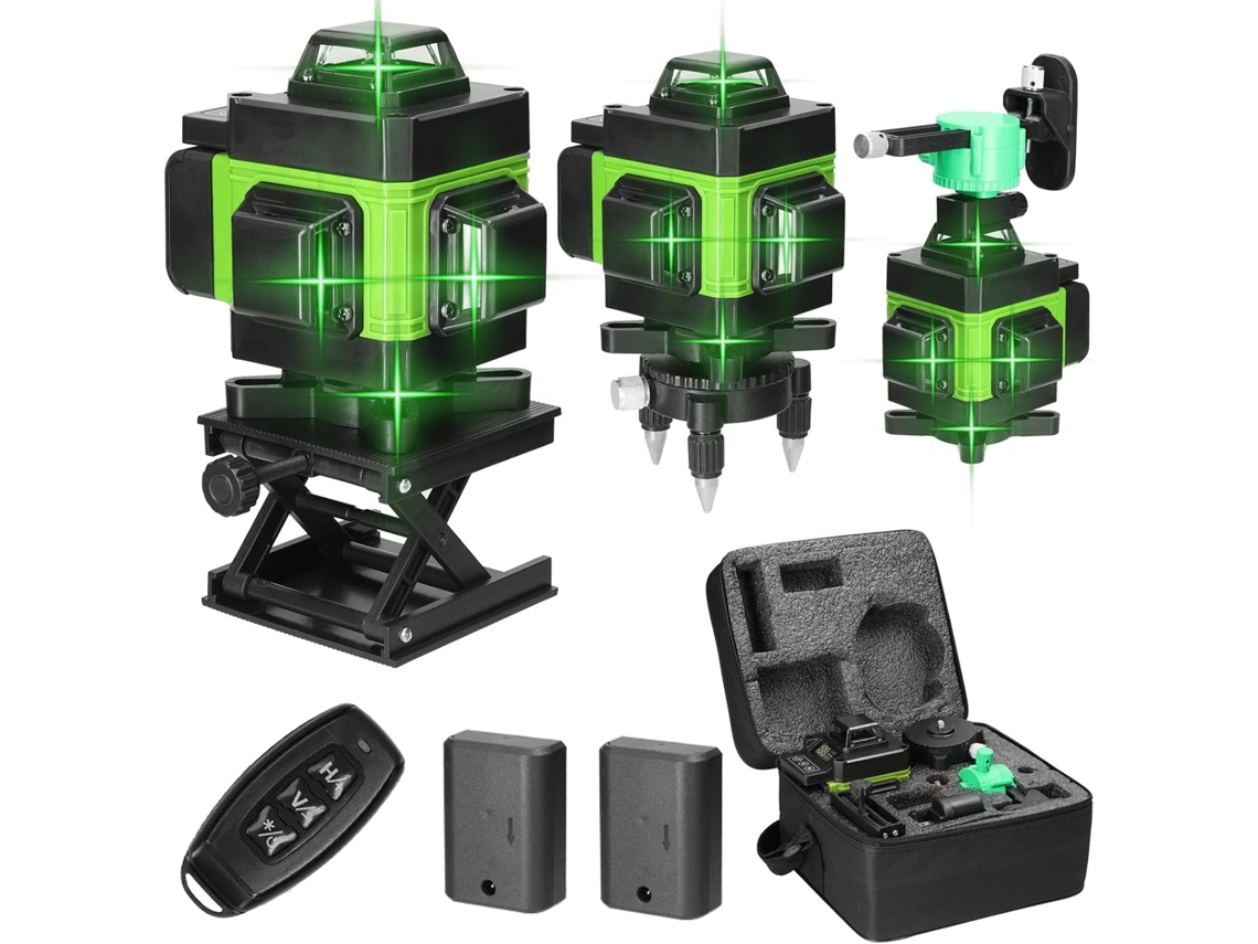 Niveau Laser Vert 16 Linhas 4d 360°