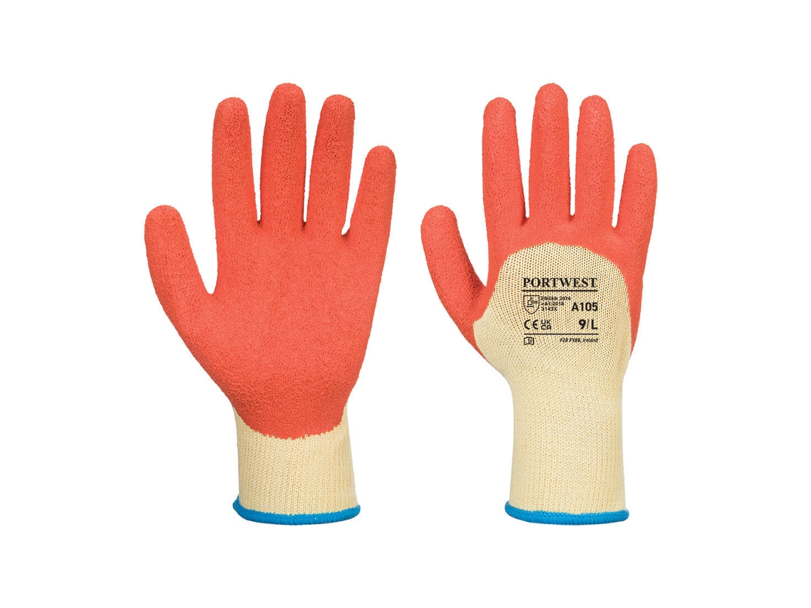 Luva Grip Xtra - Aderência E Proteção Em Todos Os Tipos De Condições Amarelo Laranja / Xl