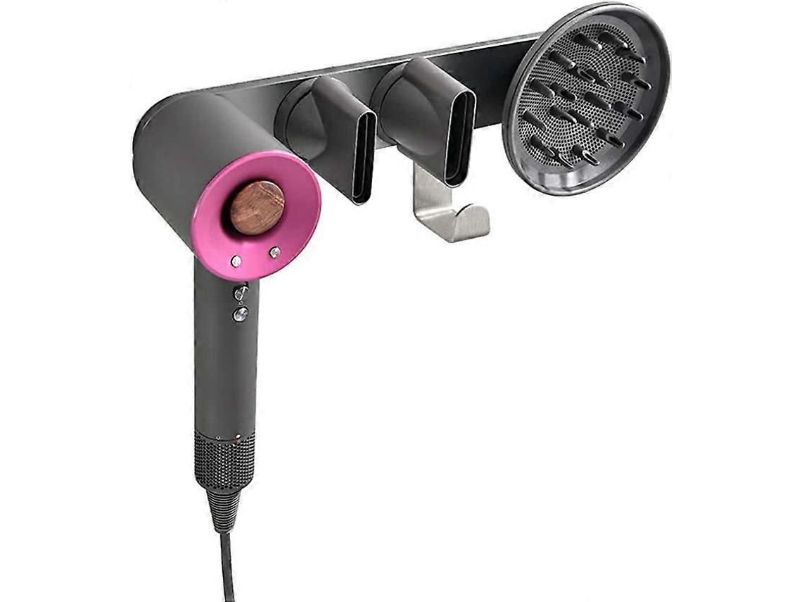 Suporte para Secadora de Cabelo Large_grey Parede, Magnético Secado Ra Dyson Superson, F GOKOCO