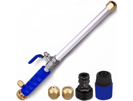 Acessório De Limpeza Herzberg Hg 03824 Bocal Duplo Jato De Água De Alta Pressão Azul