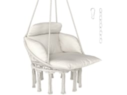 Cadeira de Balanço CHEZMOI (design moderno, interno e externo, textilene)