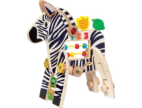 Jogo Educativo MANHATTAN TOYSafari Zebra Activity Toy (Idade Mínima Recomendada: 1 ano)