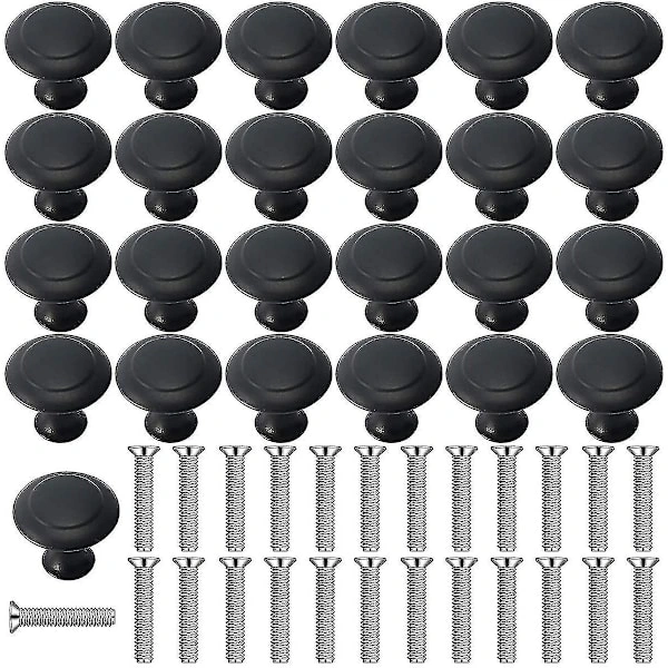 Conjunto de 25 Puxadores para Armários, Portas de Cômodas e Móveis Banheiro BRILVIBERA (30 Mm)