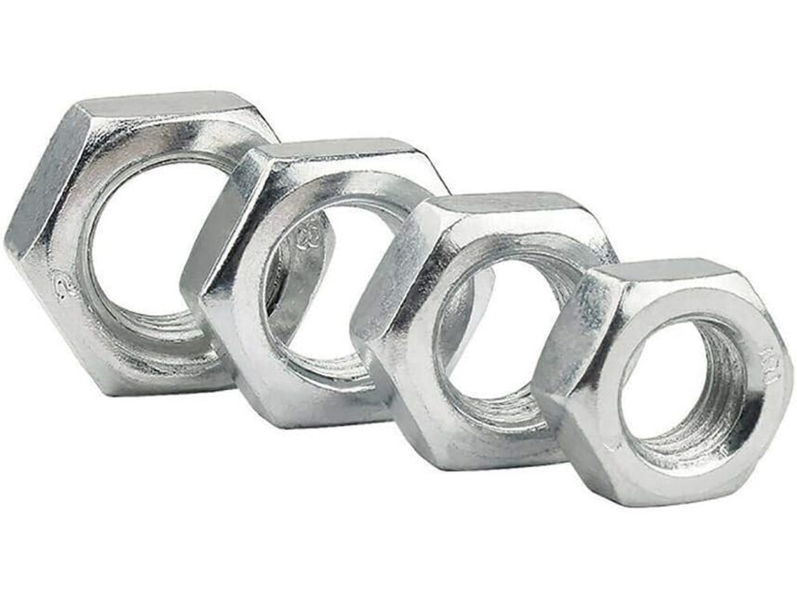 Porca Sextavada, Porcas Para Ferragens, Sextavadas, 50 Peças Métricas