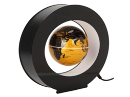 Globo Flutuante com Base Oval Levitação Magnética Mapa Mundial 3.5 Polegadas Led 100 240v Plug Uk