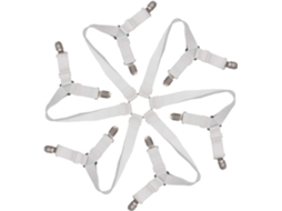 Estrutura De Suporte Para Colchão Com 12 Clipes Fixação, 6 Lados E Tiras Ajustáveis Adequada Diversos Colchões Redondos Quadrados Aquaforge Aquaforge