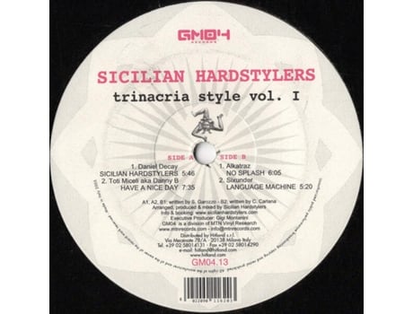 Vinil Sicilian Hardstylers - Trinacria Style Vol I Gm04 Records