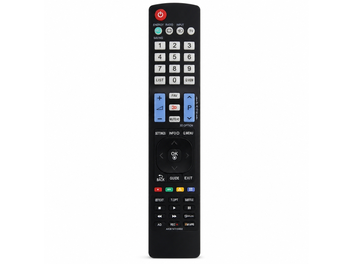 Comando À Distância De Substituição Para Tv Lcd Lg Compatível Com Akb74115502