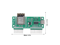 Laxiscreed Esp8266 Módulo Wifi Compatível Com Flipper Zero E Interface Type-c