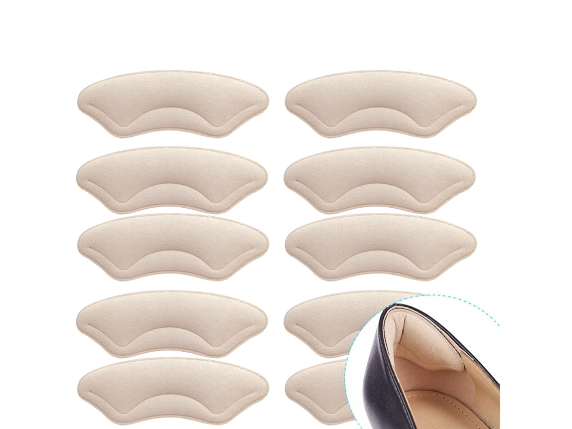 5 Pares De Protetores De Calcanhar - Cor Da Pele